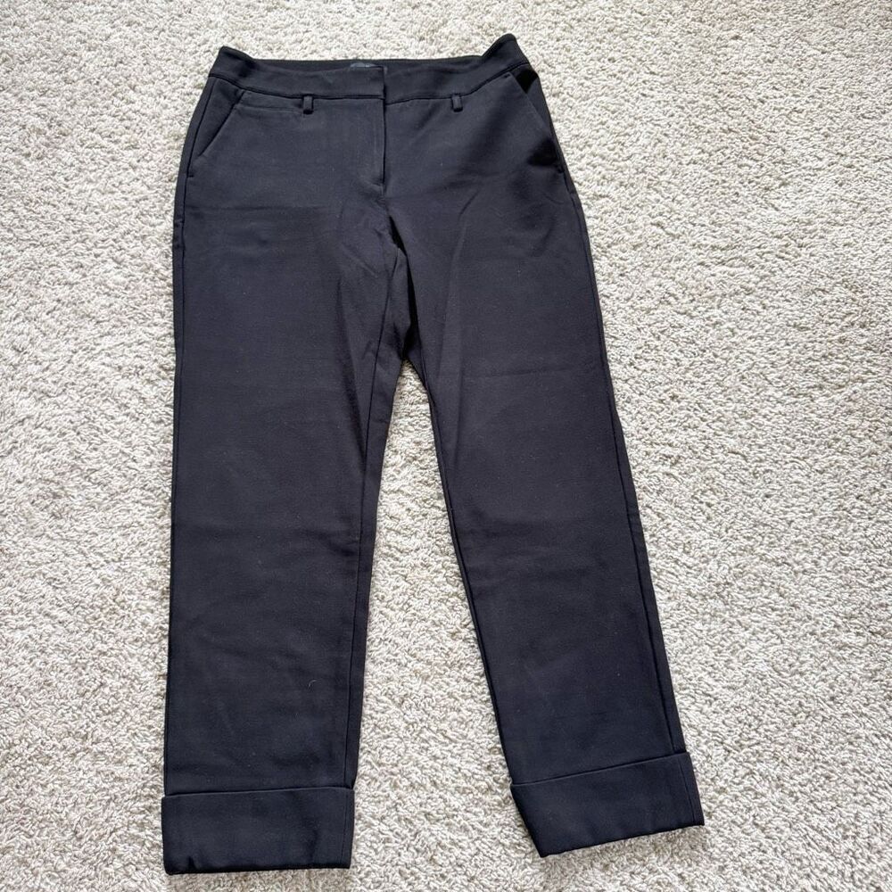 White House Black Market Black Cropped Ankle Pants